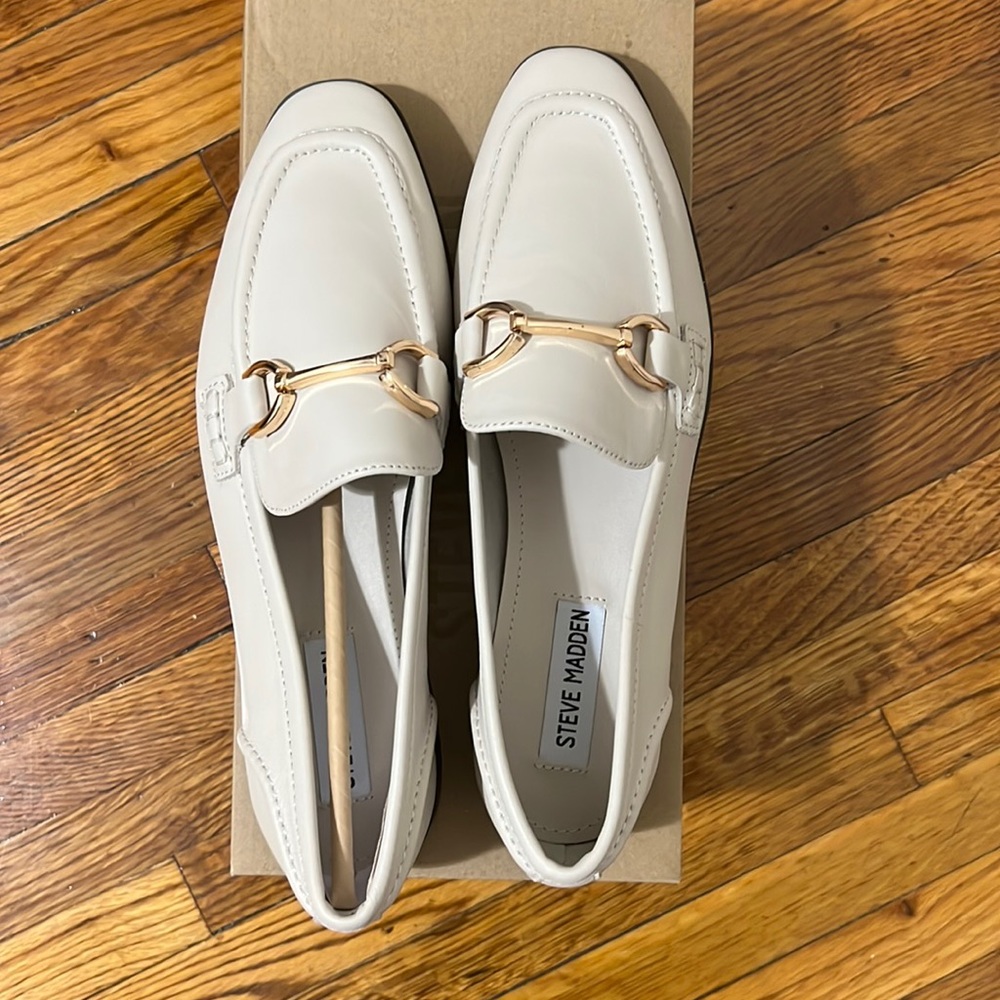 Steve Madden carrier bone leather loafers